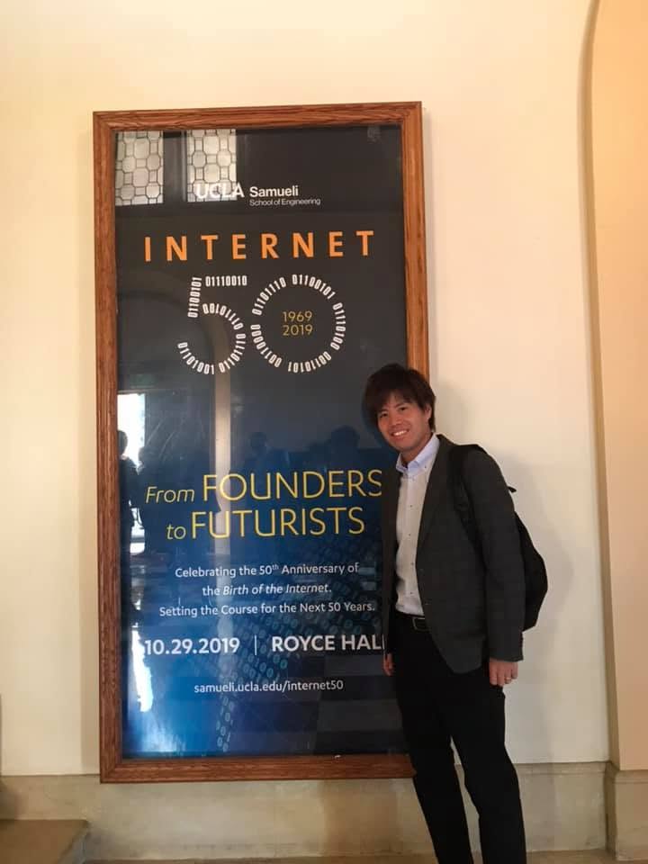 UCLAで開催されたインターネット50周年記念イベントにて