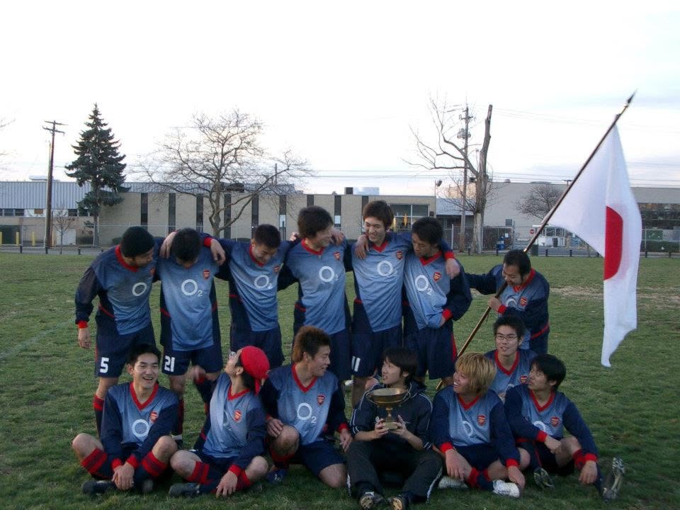 アメリカの大学内ワールドカップで優勝した日本代表チーム